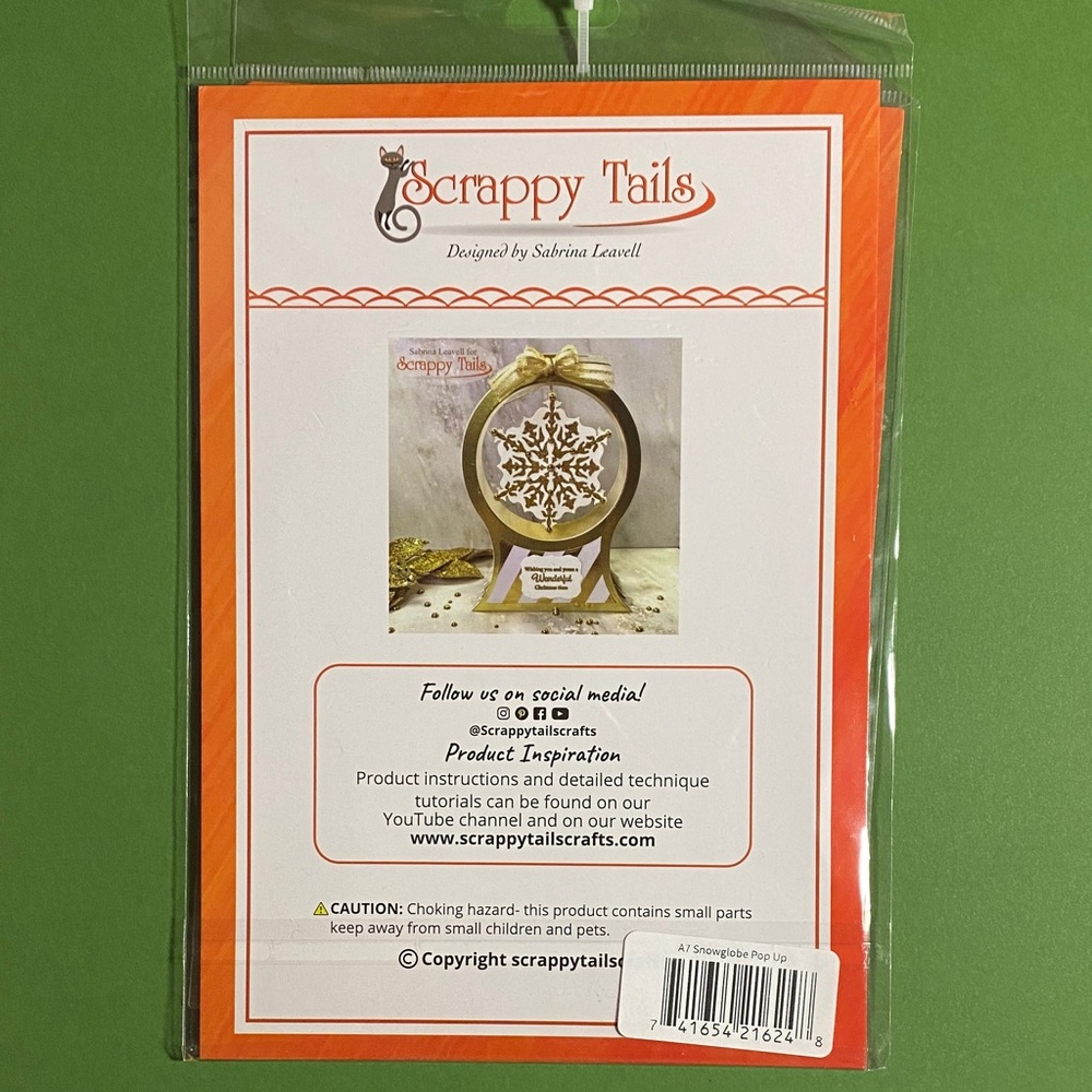 Orange Birthday Card -